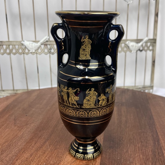 Accents | Ke Vintage Star Hand Made Vase In Greece 24k Gold